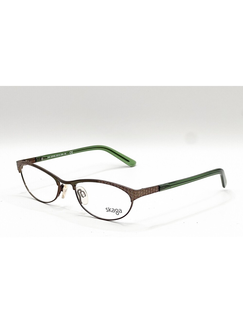 Skaga 3842 Sophie 5304 Olive Green Lime Authentic Eyeglass Frames 52-18